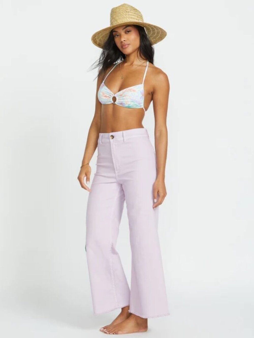 Billabong Free Fall High-Waist Pants - Amethyst Smoke